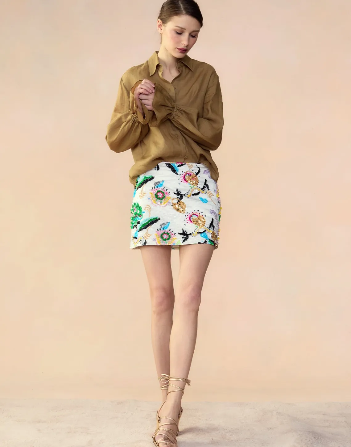 Cynthia Rowley Love Locket Skirt WHTML Discount