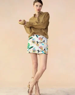 Cynthia Rowley Love Locket Skirt WHTML Discount