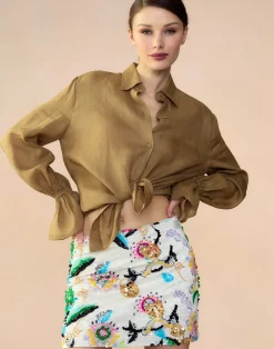 Cynthia Rowley Love Locket Skirt WHTML Discount