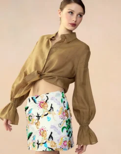 Cynthia Rowley Love Locket Skirt WHTML Discount