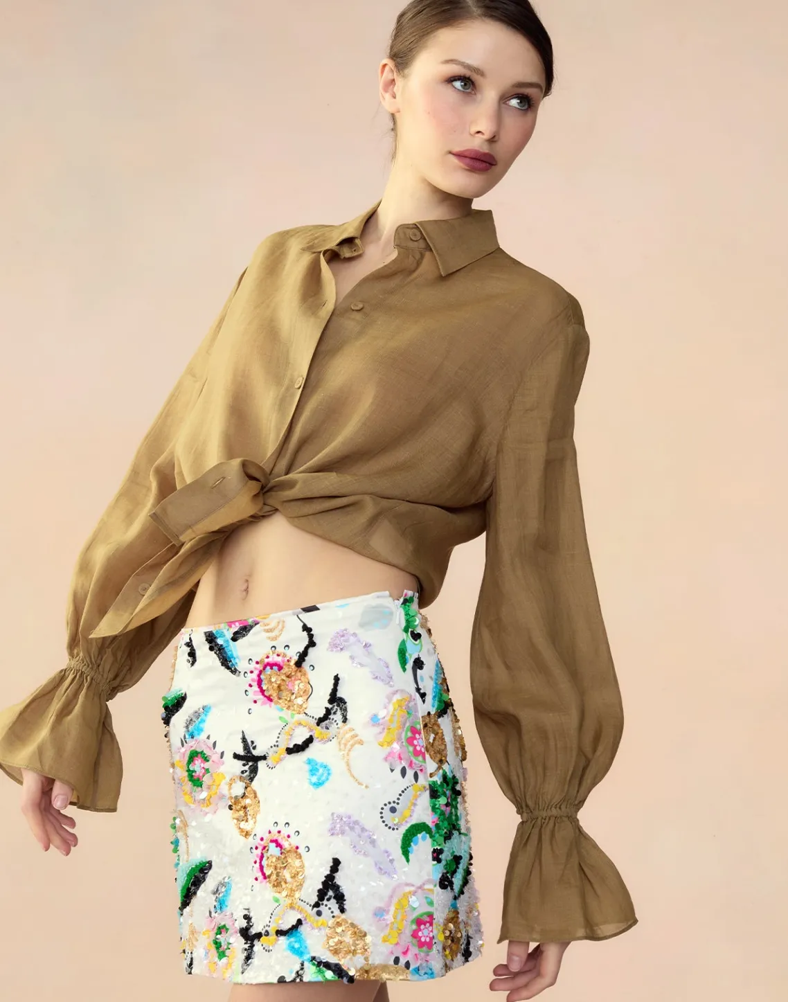 Cynthia Rowley Love Locket Skirt WHTML Discount