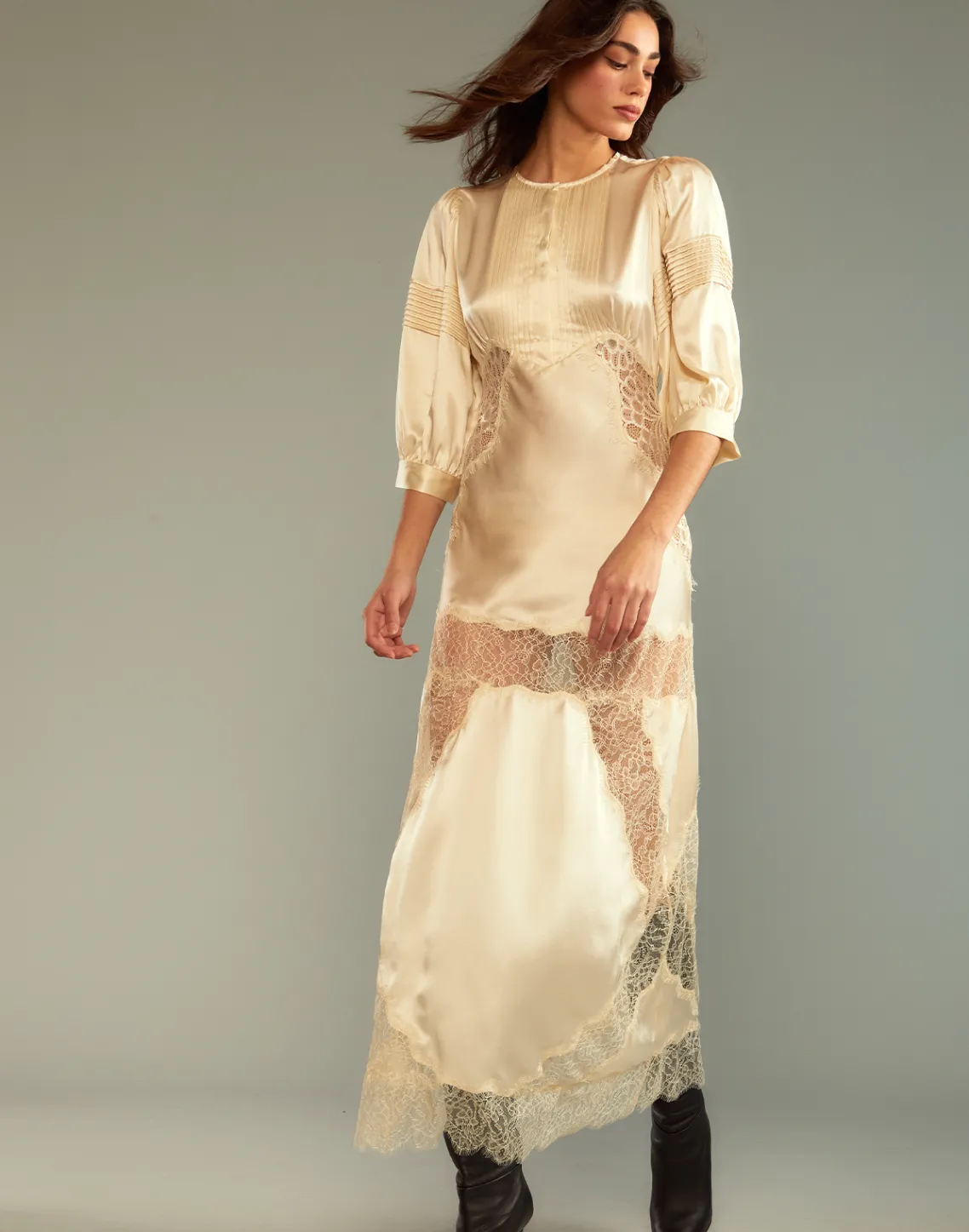 Cynthia Rowley Lure Lace Dress IVORY New