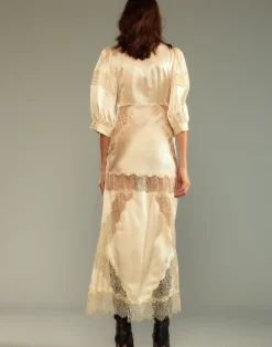 Cynthia Rowley Lure Lace Dress IVORY New