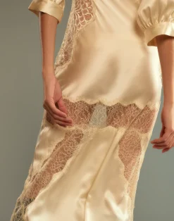 Cynthia Rowley Lure Lace Dress IVORY New