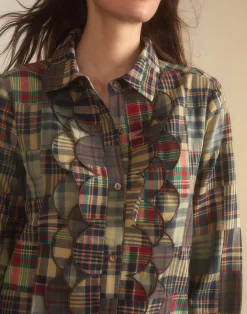 Cynthia Rowley Madrid Madras Tuxedo Dress PLAID Fashion