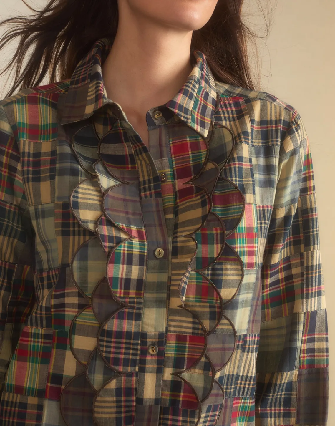 Cynthia Rowley Madrid Madras Tuxedo Dress PLAID Fashion