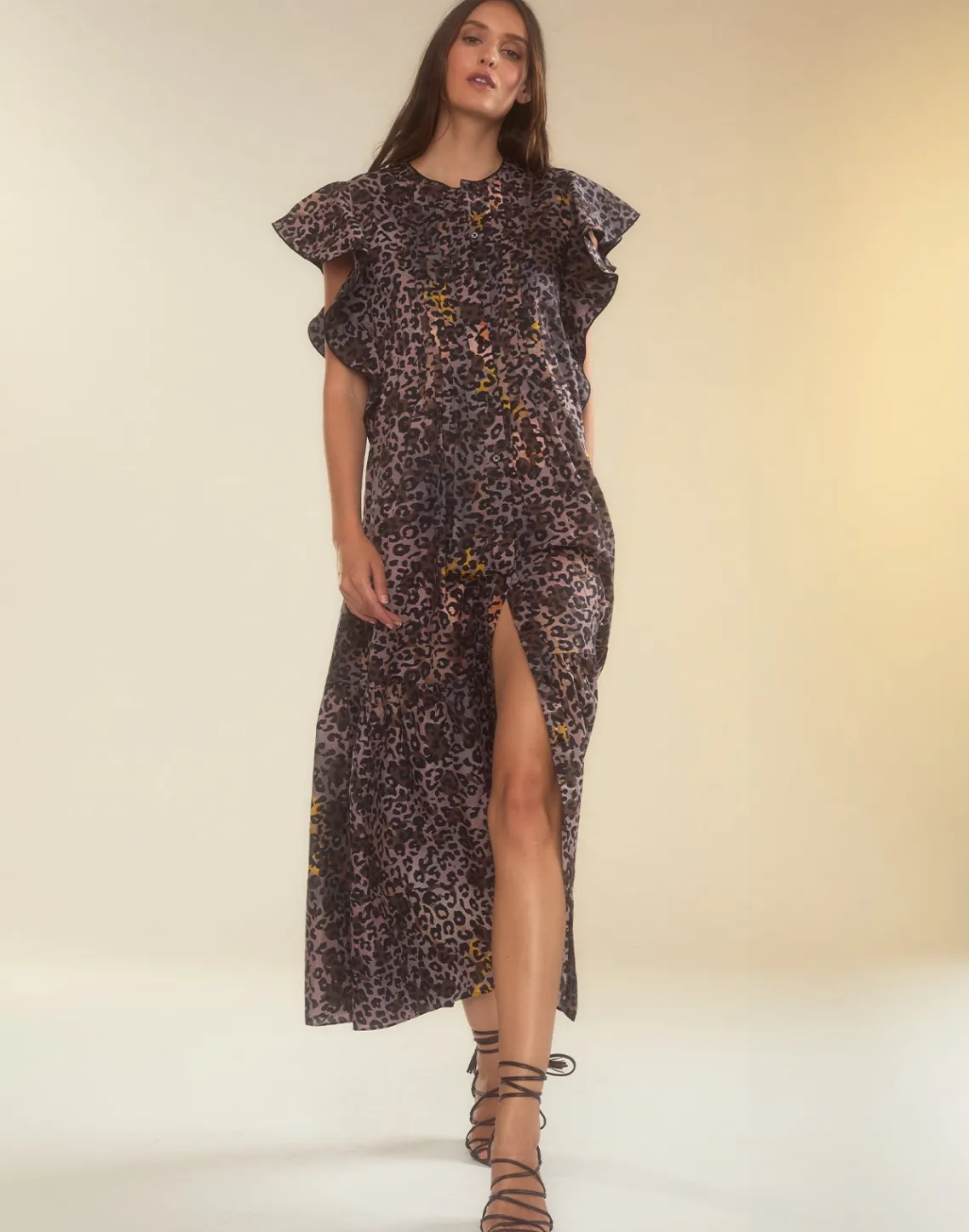 Cynthia Rowley Malta Kaftan LEOPD Sale