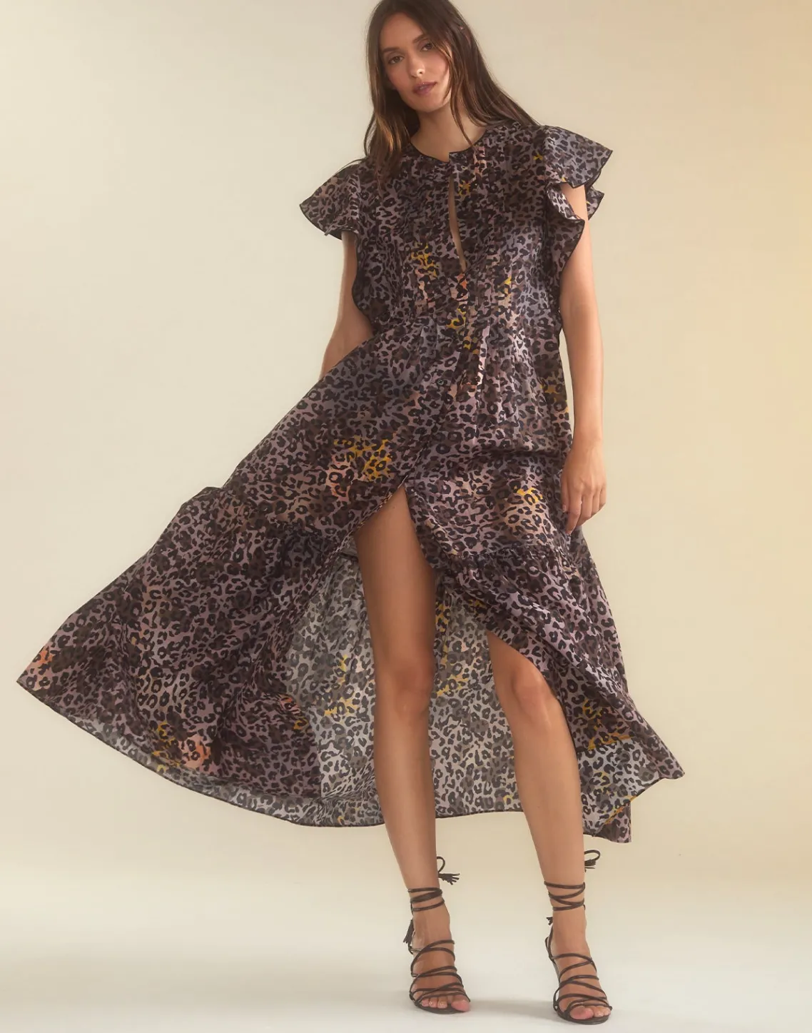 Cynthia Rowley Malta Kaftan LEOPD Sale