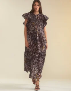 Cynthia Rowley Malta Kaftan LEOPD Sale