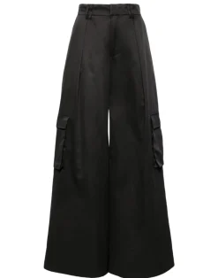 Cynthia Rowley Marbella Cotton Cargo Pant BLACK Hot