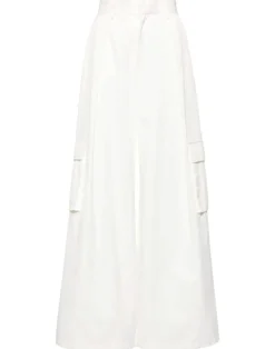 Cynthia Rowley Marbella Cotton Cargo Pant White Outlet