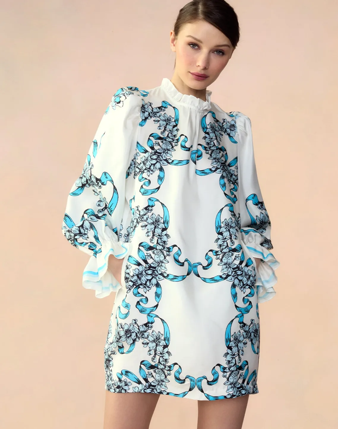 Cynthia Rowley Marseille Shift Dress WTBLU Discount