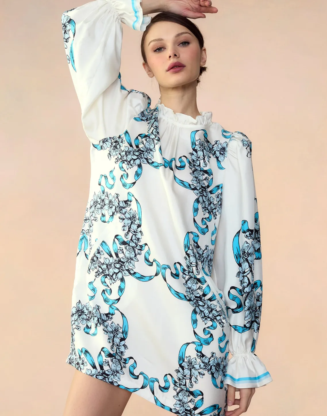 Cynthia Rowley Marseille Shift Dress WTBLU Discount