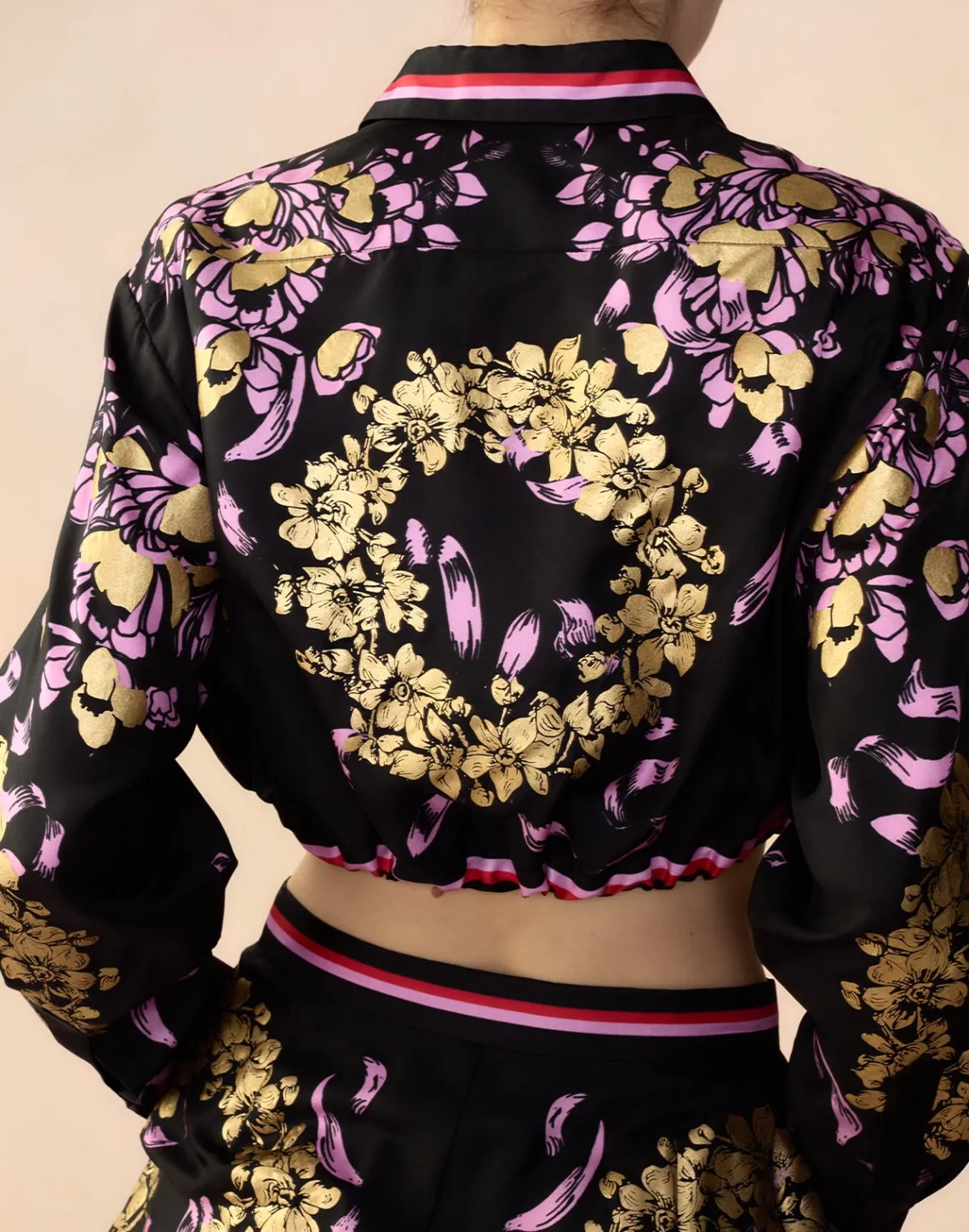 Cynthia Rowley Marseille Shirt BLKGD Hot