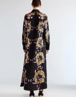 Cynthia Rowley Marseille Shirt Dress BLKGD Hot