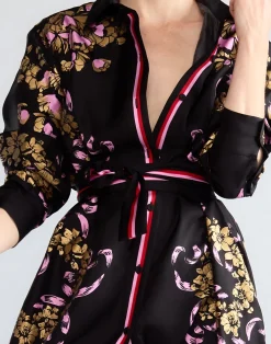 Cynthia Rowley Marseille Shirt Dress BLKGD Hot