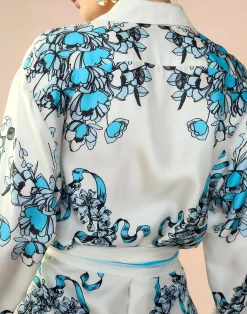 Cynthia Rowley Marseille Shirt Dress WTBLU Outlet