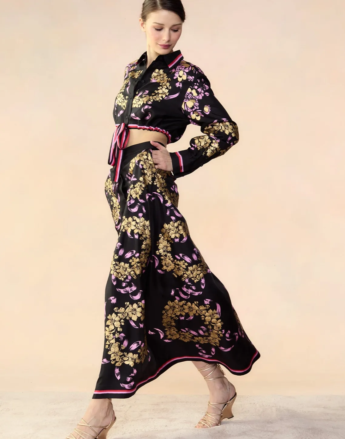 Cynthia Rowley Marseille Skirt BLKGD Fashion