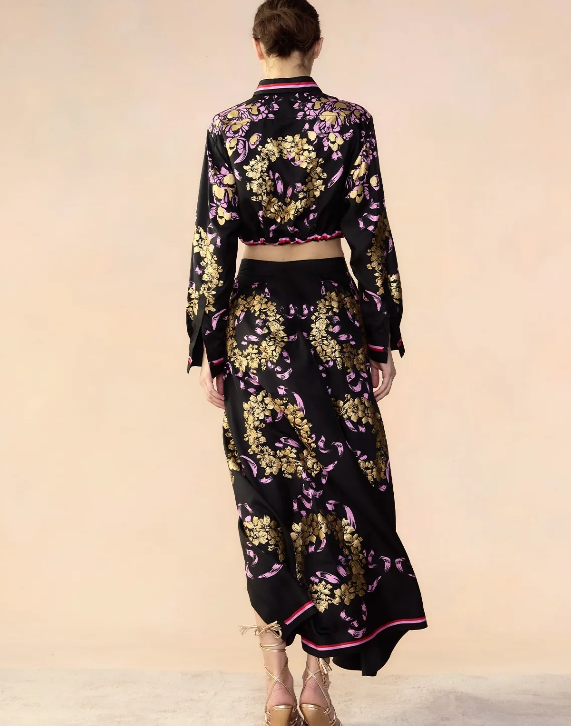 Cynthia Rowley Marseille Skirt BLKGD Fashion