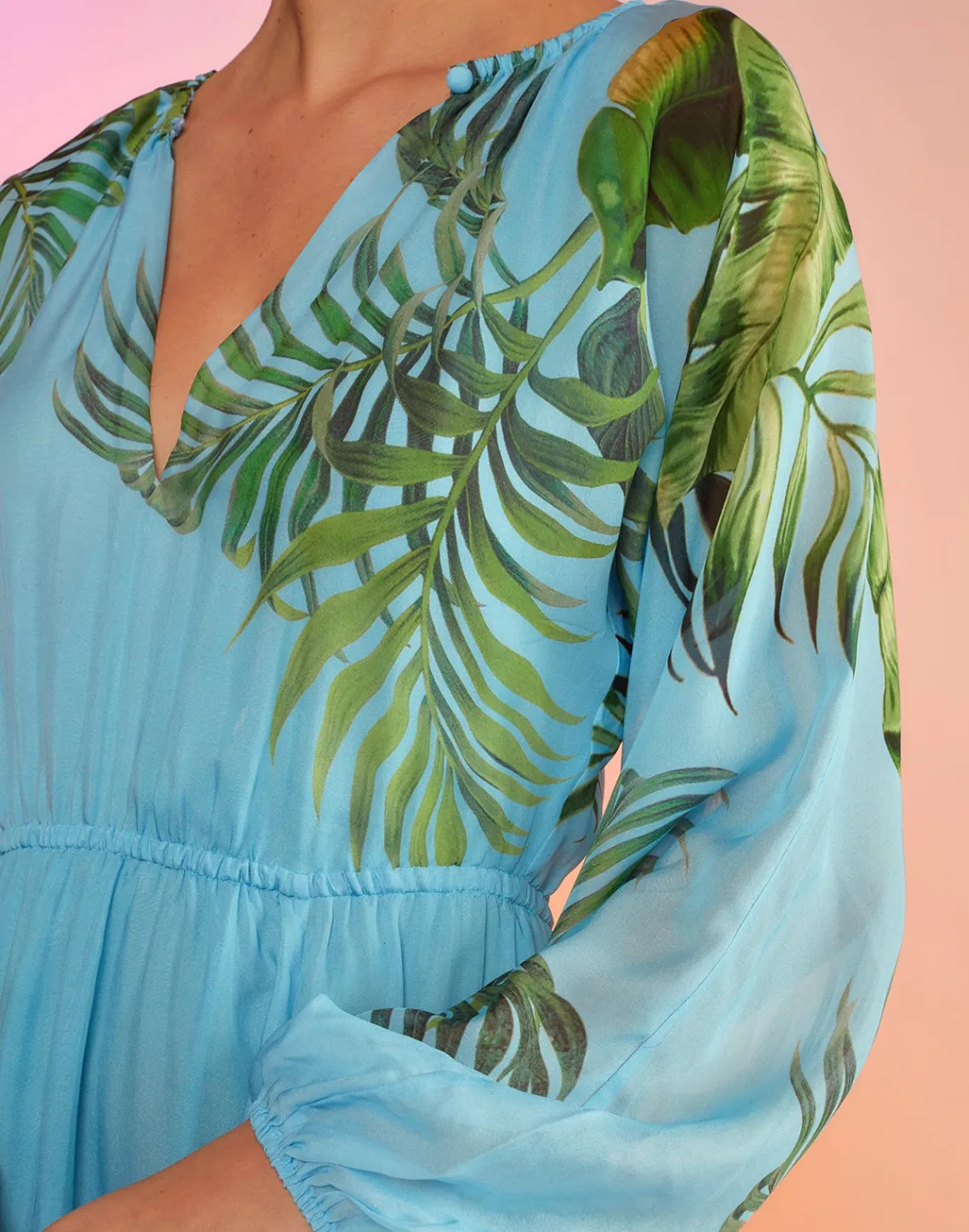 Cynthia Rowley Messina Silk Dress BLUMLT Clearance