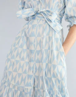 Cynthia Rowley Montauk Cotton Dress BLUWHT Online