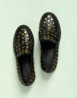 Cynthia Rowley Nailed It Classic Loafer BLACK Clearance
