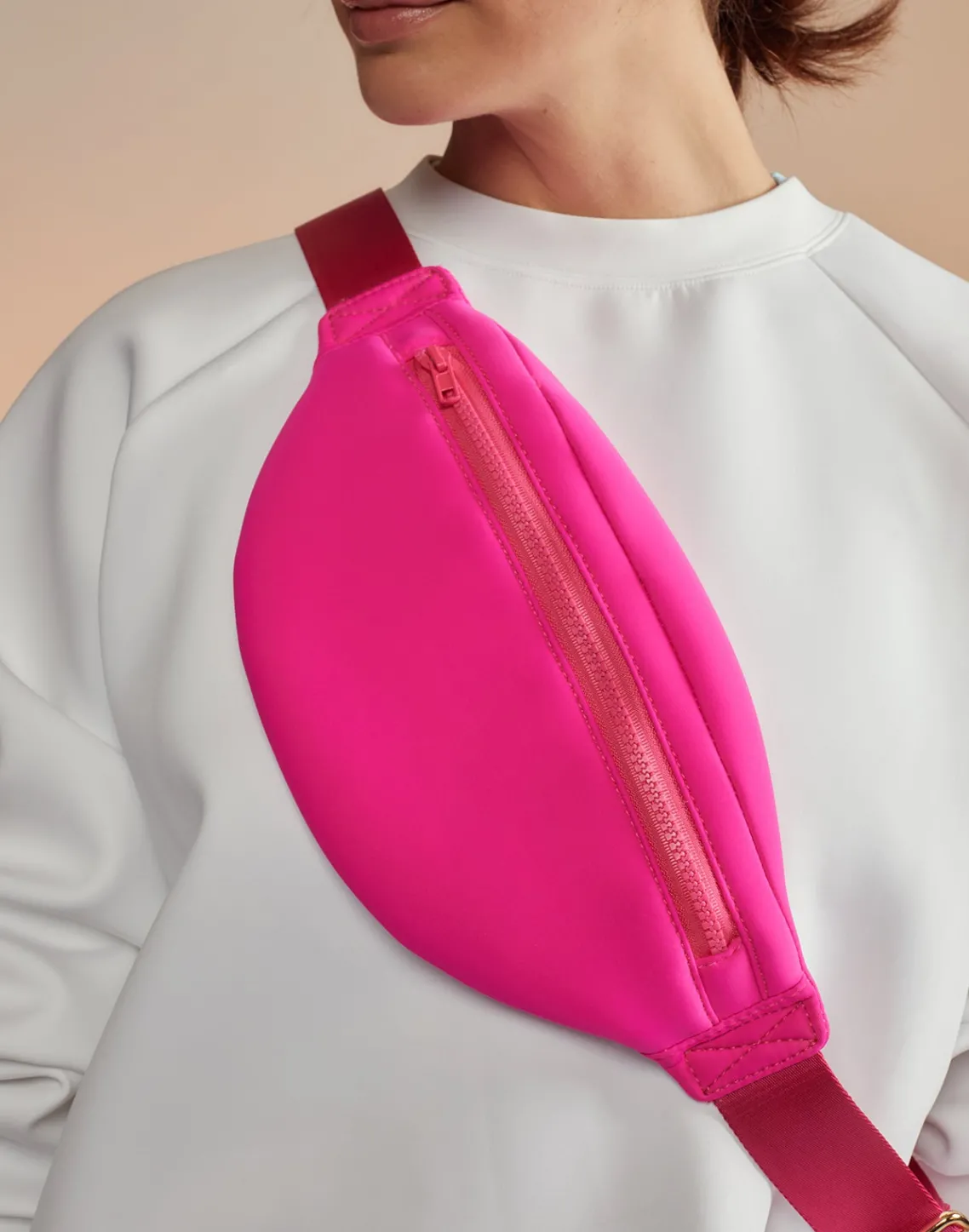 Cynthia Rowley Neoprene Fanny Bag HTPNK Hot