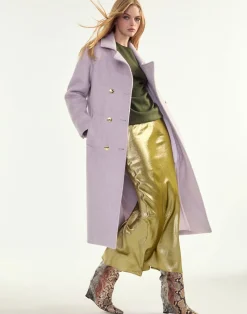 Cynthia Rowley Noa Wool Trench Coat LVNDR Outlet