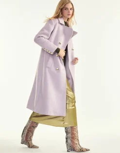 Cynthia Rowley Noa Wool Trench Coat LVNDR Outlet