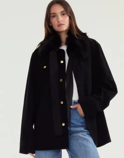 Cynthia Rowley Outward Bound Field Jacket BLACK Hot