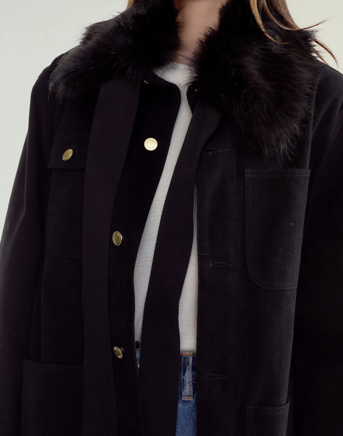 Cynthia Rowley Outward Bound Field Jacket BLACK Hot