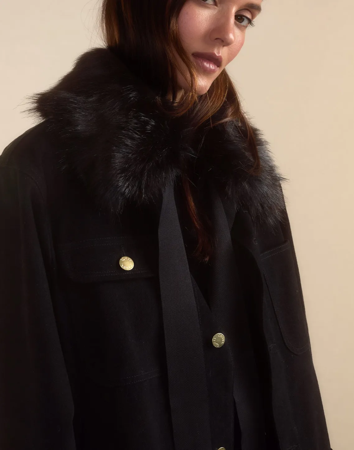 Cynthia Rowley Outward Bound Field Jacket BLACK Hot