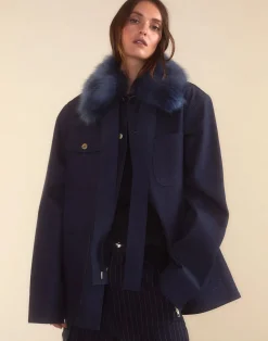 Cynthia Rowley Outward Bound Field Jacket Denim Sale