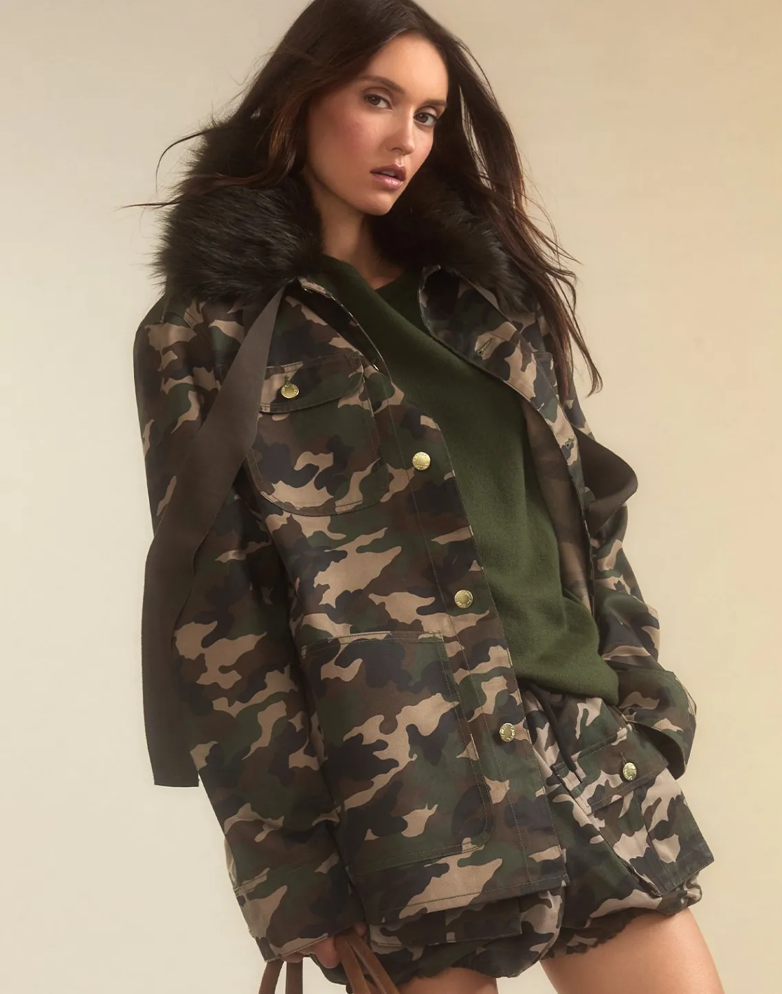 Cynthia Rowley Outward Bound Field Jacket GRNCAM Online