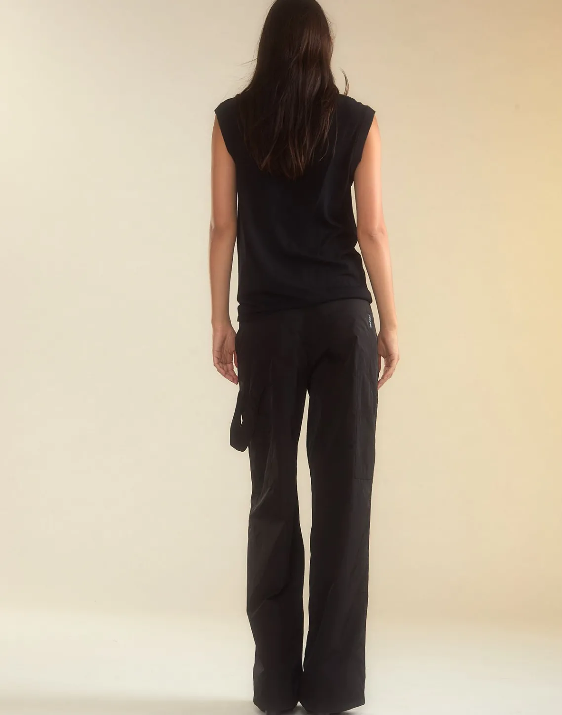 Cynthia Rowley Paige Painter Pant BLACK Fashion