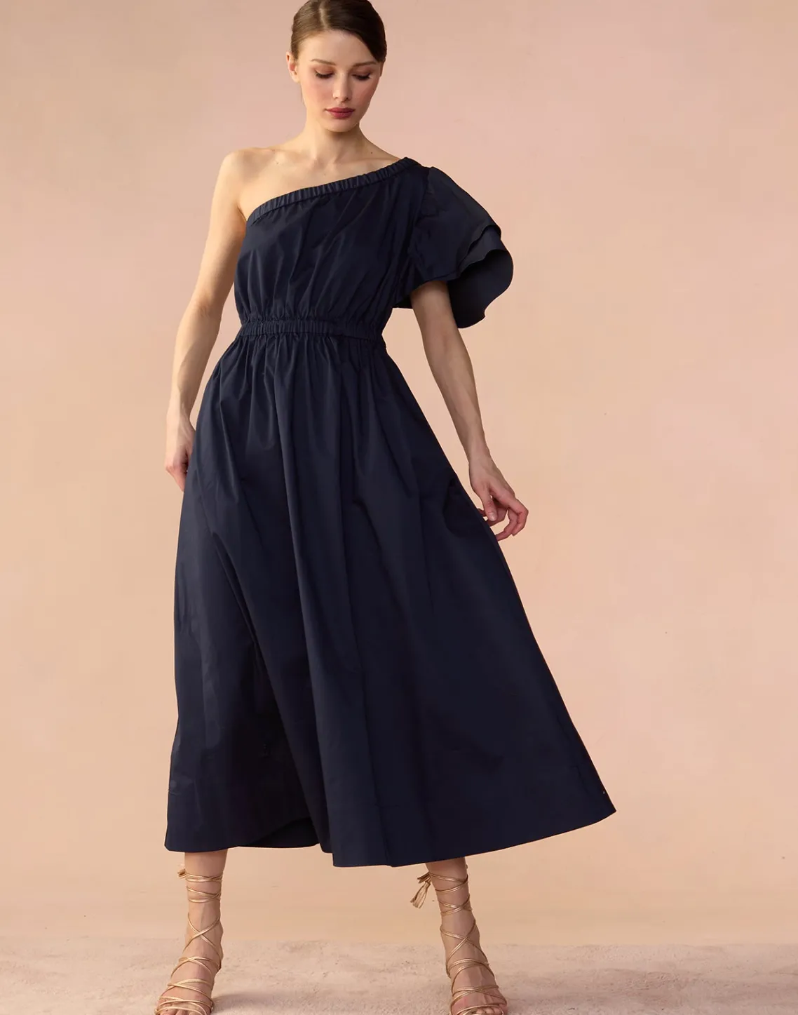 Cynthia Rowley Palma Dress Navy Clearance