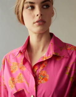 Cynthia Rowley Perennial Shirt Dress PNKFL Best