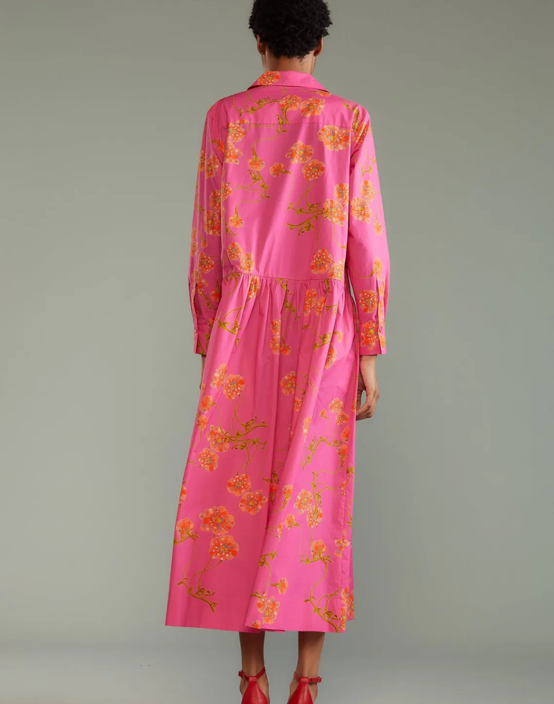 Cynthia Rowley Perennial Shirt Dress PNKFL Best