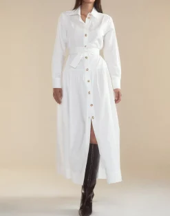 Cynthia Rowley Perennial Shirt Dress White Outlet