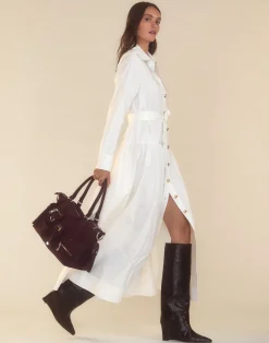 Cynthia Rowley Perennial Shirt Dress White Outlet