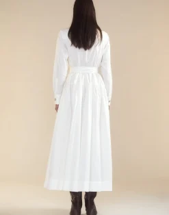 Cynthia Rowley Perennial Shirt Dress White Outlet