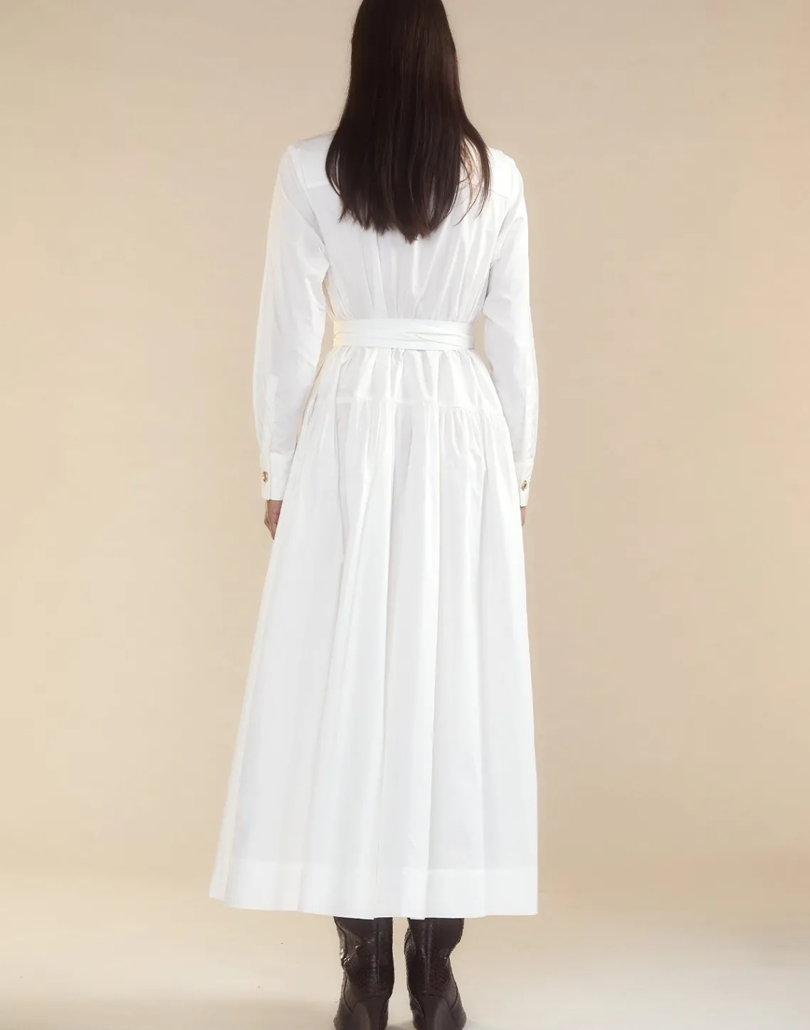 Cynthia Rowley Perennial Shirt Dress White Outlet