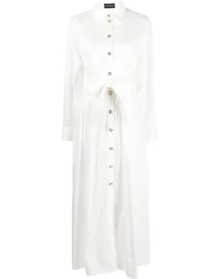 Cynthia Rowley Perennial Shirt Dress White Outlet
