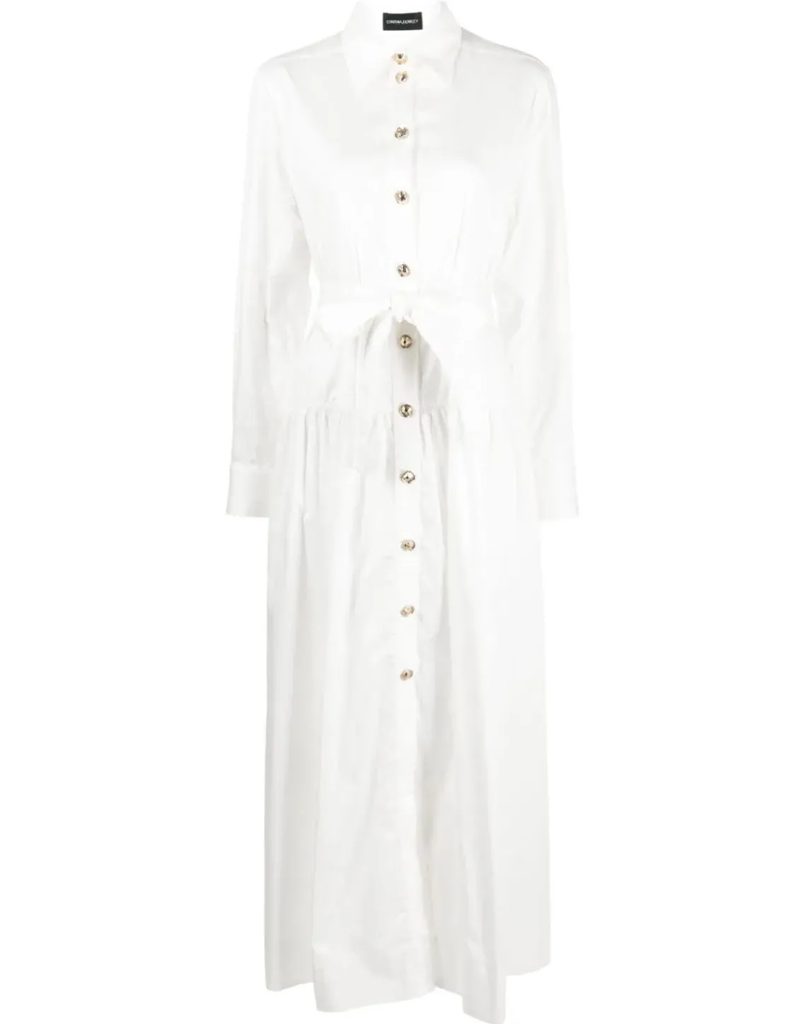 Cynthia Rowley Perennial Shirt Dress White Outlet