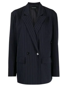 Cynthia Rowley Pinstripe Blazer Navy Hot
