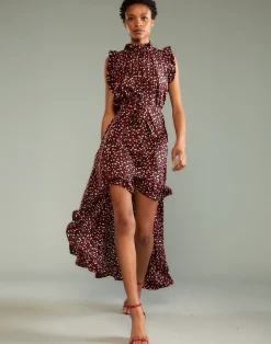 Cynthia Rowley Piper Silk Dress BLRDPK Best