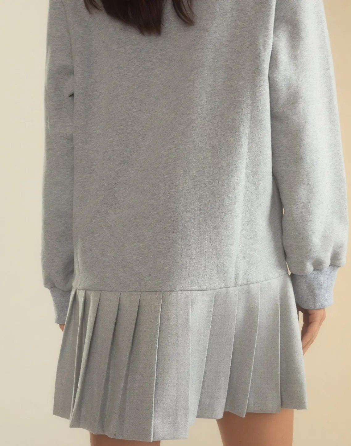 Cynthia Rowley Preston Kilt Sweatshirt Dress HGREY Best
