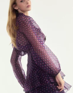 Cynthia Rowley Prim Silk Organza Blouse RDNVY Online