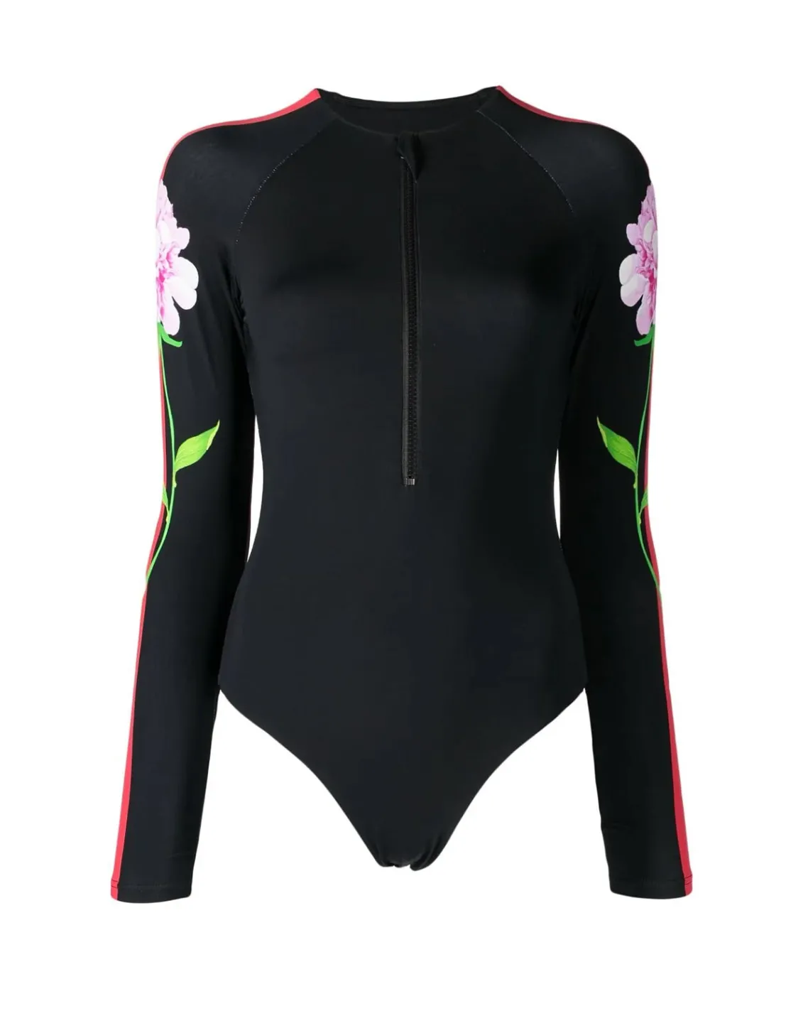 Cynthia Rowley Riley Surfsuit BLACK New