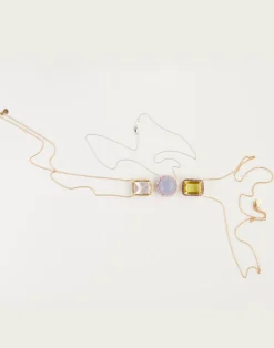 Cynthia Rowley Rose Quartz and Peridot Pendant New